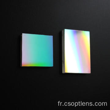 Blancs de verre Réseau de diffraction réfléchissant à règles planes